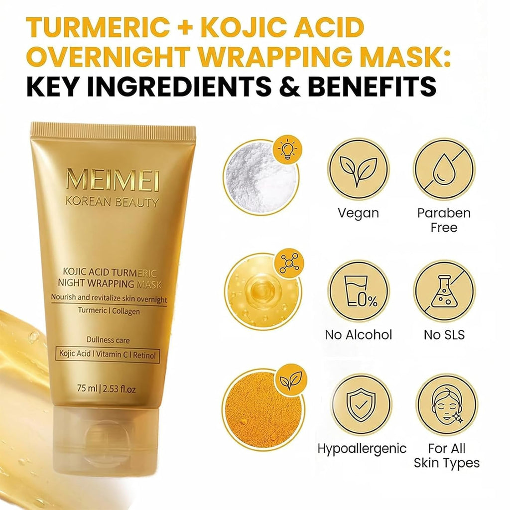 Meimei Kojic Acid Turmeric Wrapping Mask