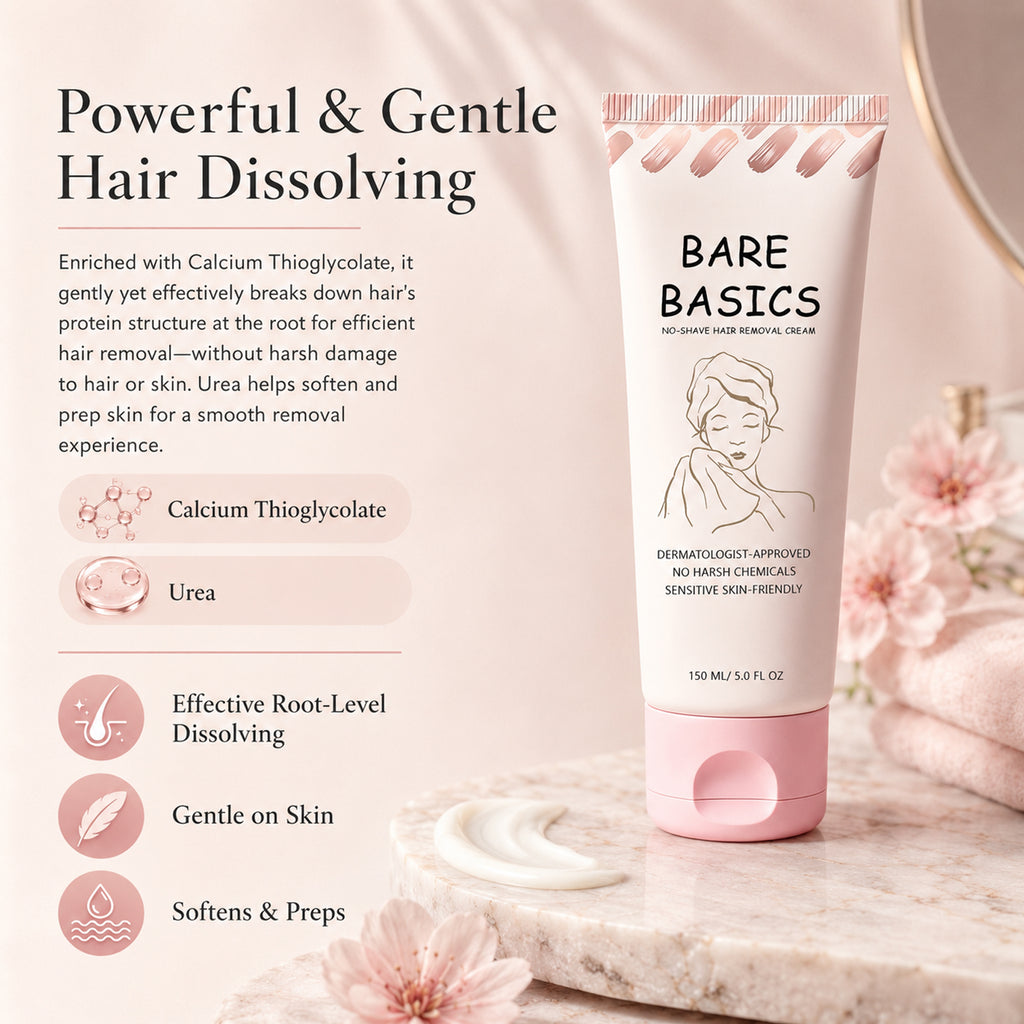 Bare Basics No Shave Hair Removal Cream - Sale