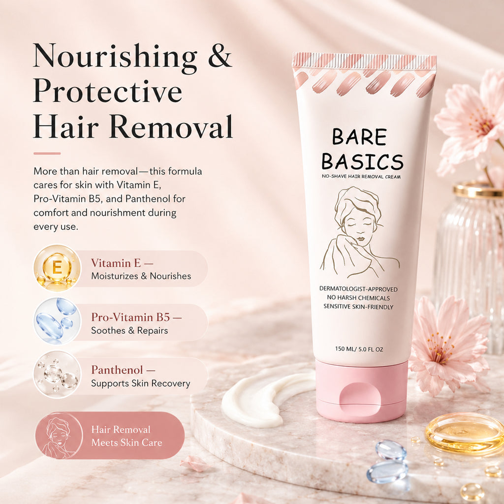 Bare Basics No Shave Hair Removal Cream - Sale