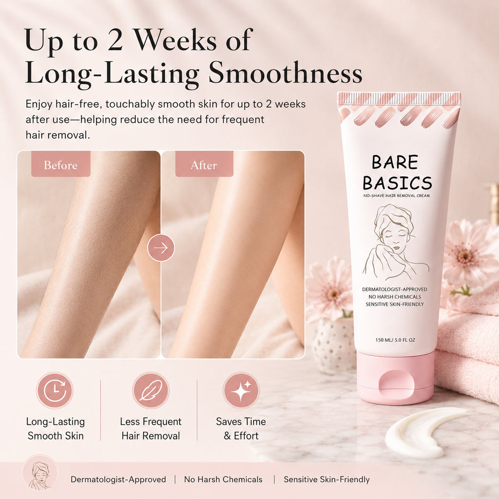 Bare Basics No Shave Hair Removal Cream - Sale